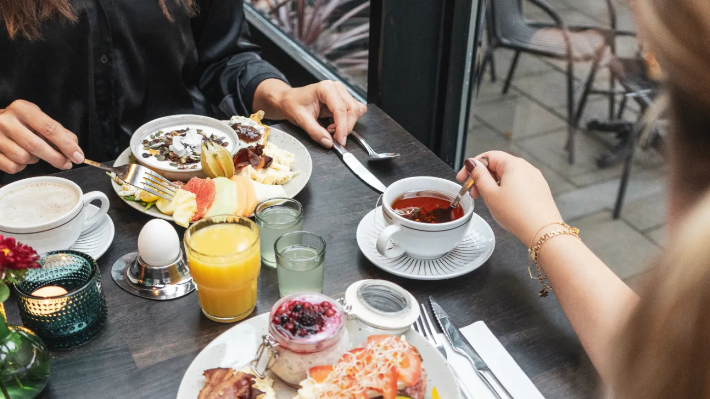 Frukost på Hotell Onyxen